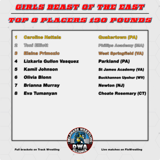 2025 Girls Top 8 Placers 190